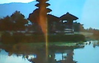 Image of the mountanous area of Bedugul and hot spring water