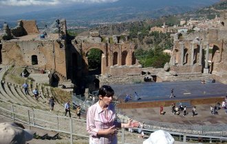 Image of Taormina and its Ancient Theatre 