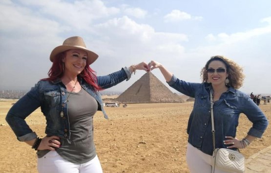 Image of Full-Day Tour:Giza Pyramids Sphinx Memphis and Sakkara from Cairo