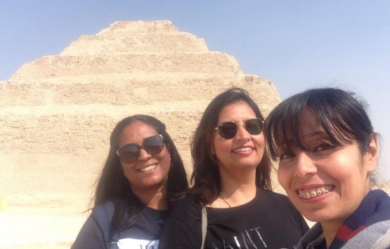 Image of Full-Day Tour:Giza Pyramids Sphinx Memphis and Sakkara from Cairo