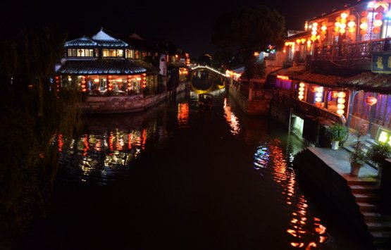 Image of Shanghai city tour with highlights and Xitang ancient water village at sunset 