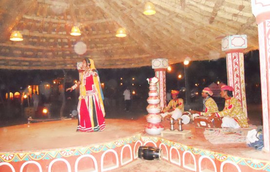 Image of Perfect Rajshathani Experience at Chokhi Dhani with Dinner and Private Transfer 